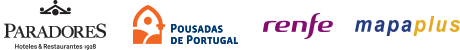 Paradores, Pousadas, Renfe, Mapaplus